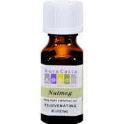 Aura Cacia Essential Oil, Nutmeg, 0.5 Fluid Ounce
