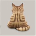thumbnail image 4 of 1 funda de almohada de gato, almohada decorativa con forma de animal, almohada con estampado de mascotas, funda de almohada para niñas, niños, cama, dormitorio, sofá, decoración, 43 cm, 4 of 4