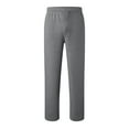 thumbnail image 3 of Glisme Boys Cargo Joggers With Elastic Waist Loose For Kids And Big Boys Warm Athletic Sweatpants No Drawstring Casual Pants Grey Relaxed Trousers Size 9-10 Years, 3 of 9