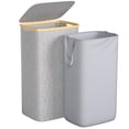 thumbnail image 1 of Cesto de ropa sucia Foluck, impermeable, plegable, con tapa, 100 litros, 1 of 6