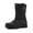 Black Nylon, variant on Bocca Men's Waterproof Winter Boots Black Pu Mid Calf Insulated Snow Boots 8M
