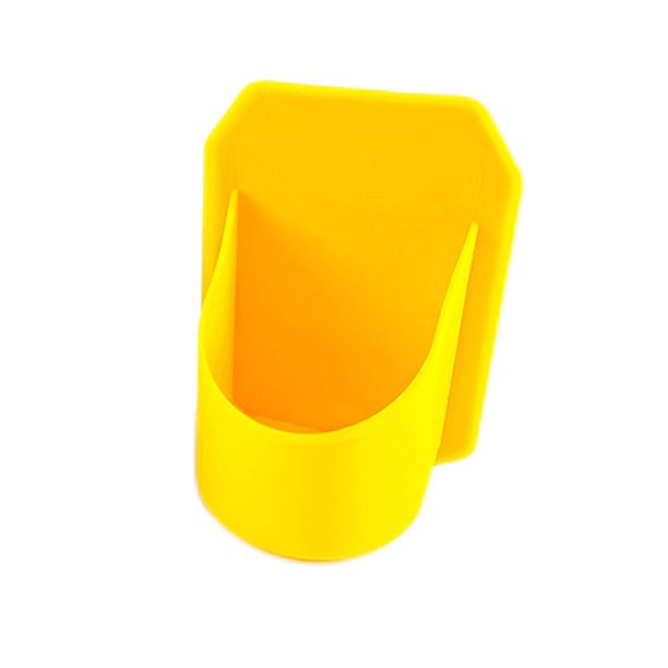 Soporte de pared para bebidas, organizador de sin costuras para bañera, estante para cerveza de para almacenamiento de artículos de tocador , AMARILLO Macarena Soporte para bebidas de baño