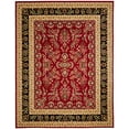 thumbnail image 2 of SAFAVIEH Lyndhurst Isadora Traditional Bordered Area Rug, Red/Black, 6' x 9', 2 of 7