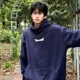 thumbnail image 3 of Sudaderas con capucha de hip hop para hombre, sudaderas con capucha azules, ropa para hombre, estilo coreano, algodón, años 90, vintage, cálidas, de alta calidad, Y2k Overfit Emo, 3 of 5