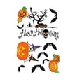thumbnail image 3 of 2 juegos de calcomanías para ventanas de Halloween, calcomanías para ventanas de Halloween, fantasmas, dulces, calabazas para suministros para fiestas en el hogar de Halloween., 3 of 5
