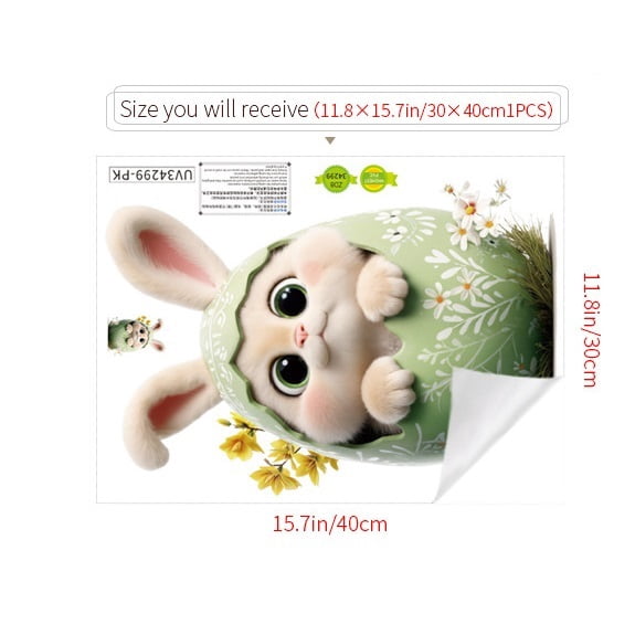 Cute Rabbit Decorative Stickers for Scrapbooking, Journaling, and Home Decor - 50 Unique Designs