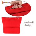 thumbnail image 6 of Spencer Felt Tall Long Purse Pocketbook Organizer Insert Cosmetic Makeup Tote Handbag Divider Shaper Bag in Bag Storage "Beige", 6 of 9