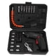 thumbnail image 5 of Juego de destornilladores eléctricos negros mini, inalámbricos, recargables por USB, batería de pequeña potencia, destornillador multifunción, 5 of 14