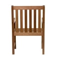 thumbnail image 4 of Amazonia Milano Solid Wood 100% FSC Patio Dining Armchair, 4 of 7