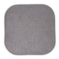 thumbnail image 3 of Alexis Memory Foam No Slip Back 16 x 16 Chair Pad Cushion 2 Pack - Gray-Silver, 3 of 6