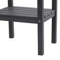 thumbnail image 2 of Costaelm 36'' Modern Adirondack Square Outdoor Side Table, All Weather Use Double Layer Patio Side Table, Gray, 2 of 14