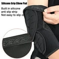 thumbnail image 3 of Koiauber 1 Pcs Baseball Elbow Guard for Youth And Adult Adjustable Forearm Elbow Pad for Baseball Softball Football Hockey Sports, 3 of 8