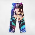 thumbnail image 6 of Demon Slayer Pajamas Pants 3D Printing Wide Leg PJ Pant Loungewear Casual Comfy Sleepwear Lounge Pants for Men WomenM, 6 of 9