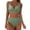 AG, variant on Women's High Waisted Bikini Sets Two Piece Swimsuit Tummy Control Bathing Suit V Neck Swimwear Swim Suit(AG,L)