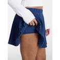 thumbnail image 4 of No Boundaries Pleated Woven Mini Skirt, Women's XXS-XXL, 4 of 5