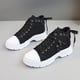 thumbnail image 1 of Zapatos altos de lona para mujer para primavera y verano, suela gruesa transpirable, zapatos casuales con aumento de altura, botas Martin para deportes, 1 of 6