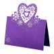 thumbnail image 4 of 50Pieces Heart Shape Table Setting Number Cards Wedding Table Name Cards For Table Setting Wedding Christmas Banquets White, 4 of 5