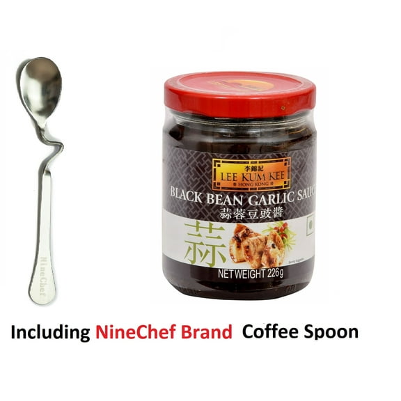 NineChef Bundle - Lee Kum Kee SAUCE CHILI GARLIC 8 OZ   1 NineChef Brand ChopStick