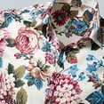 thumbnail image 4 of Ceisia Men's Slim Fit Long Sleeve Button-Down Shirt Vintage Floral Print Casual Summer Top Red XXXXL Gifts, 4 of 5