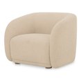 thumbnail image 2 of Moe's Home Collection Faye Occasional Chair Fabric Beige, 2 of 7