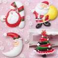 thumbnail image 3 of Pegatinas magnéticas, imanes de coche de reno de Papá Noel para refrigerador de coche de Navidad, 3 of 5