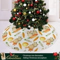 thumbnail image 6 of FMSHPON Cute Rabbits Eggs Xmas Christmas Tree Skirt Stand Mat for Holiday Party Decoration Indoor Outdoor 36 inches, 6 of 6
