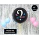 thumbnail image 1 of Globo revelador de género con confeti y dardos, globos negros de 36 pulgadas x2 con confet YESHOW YESHOW, 1 of 2