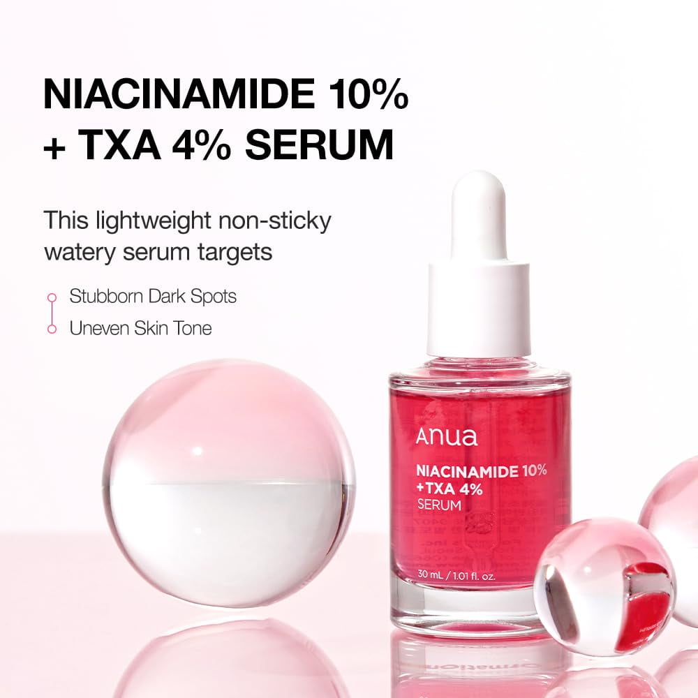 美容液 Anua Niacinamide A_cosme 30mL Anua Niacinamide 10% + TXA 4% Serum 30ml (1.01floz) USA