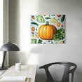 thumbnail image 4 of Autua Pumpkin Still Life Canvas Wall Art For Living Room Bedroom Office 16x12in, 4 of 6