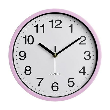10 Inch Wall Clock Living Room Quartz Silent