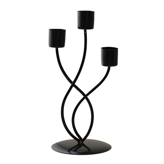 DESIGNICE Pillar Candle Holder,Vintage Candle Holder Mantle Decor,3 Wick Candle Holder,Home Dining Table Easter Decorations