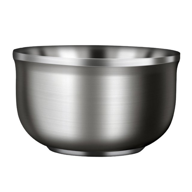 Bol à Nouilles à Double Paroi en Acier Inoxydable Bol à Soupe Bol à Riz Fournitures de Cuisine