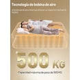 thumbnail image 2 of Colchón Inflable Genérica SPCQC001 Queen Size Con Bomba De Aire Eléctrica Recargable 203x150x43cm Beige, 2 of 8