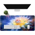 thumbnail image 4 of Flower Large Mouse Pad 31.5x11.8 Inches Bohemian Mandala Plant Lotus Pattern Printed Mouse Pad for Home Studio Keyboard Table Mat BDHYMN278, 4 of 6