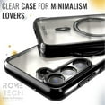 thumbnail image 2 of Rome Tech for Samsung Galaxy S23 6.1" (2022) Clarity Case w/Magsafe - Black, 2 of 6