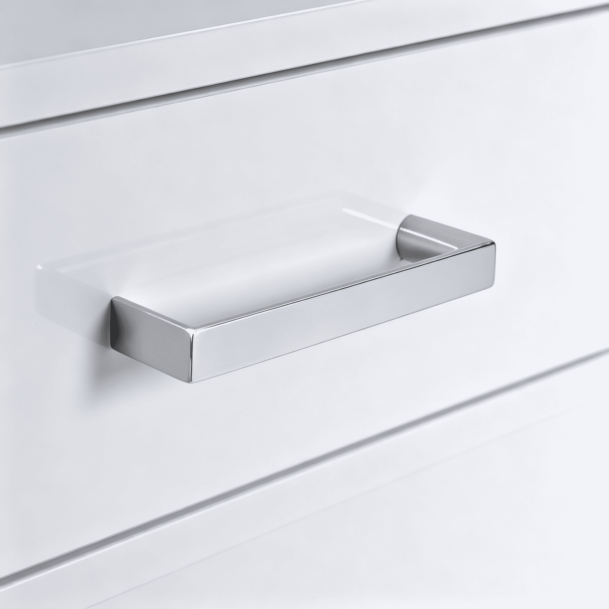 Writing Desk with USB Port and Two Storage Drawers, 54 in Rectangular Computer Desk with Metal Base for Home Office and Study