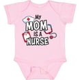 thumbnail image 3 of Inktastic My Mom is a Nurse Boys or Girls Baby Bodysuit, 3 of 5