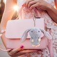 thumbnail image 4 of 4PCS Rabbit Plush Doll Keychain Rabbit Plush Toy Hanging Ornament Rabbit Stuffed Toy Key Chains for Children Rooms Wall Backpack Schoolbags Keys Wallet Hanging Decors, 4 of 21