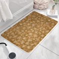thumbnail image 3 of Golden Christmas Snowflake Pattern Flannel Non Slip Door Rugs,Washable Door Mats Indoor,Decorative Door Mats,Dirt-Resistant and Absorbent Doormat for Entrance,Bedroom,Kitchen,Bathroom,23.5"x16", 3 of 5