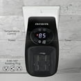 thumbnail image 3 of Aiwa Outlet Plug-in Electric Space Heater, Mini Heater with Adjustable Temperature Control, Black, 3 of 7