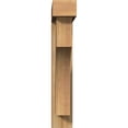 thumbnail image 2 of Ekena Millwork 6"W x 30"D x 34"H Westlake Block Rough Sawn Bracket w/ Offset Brace, Western Red Cedar, 2 of 25