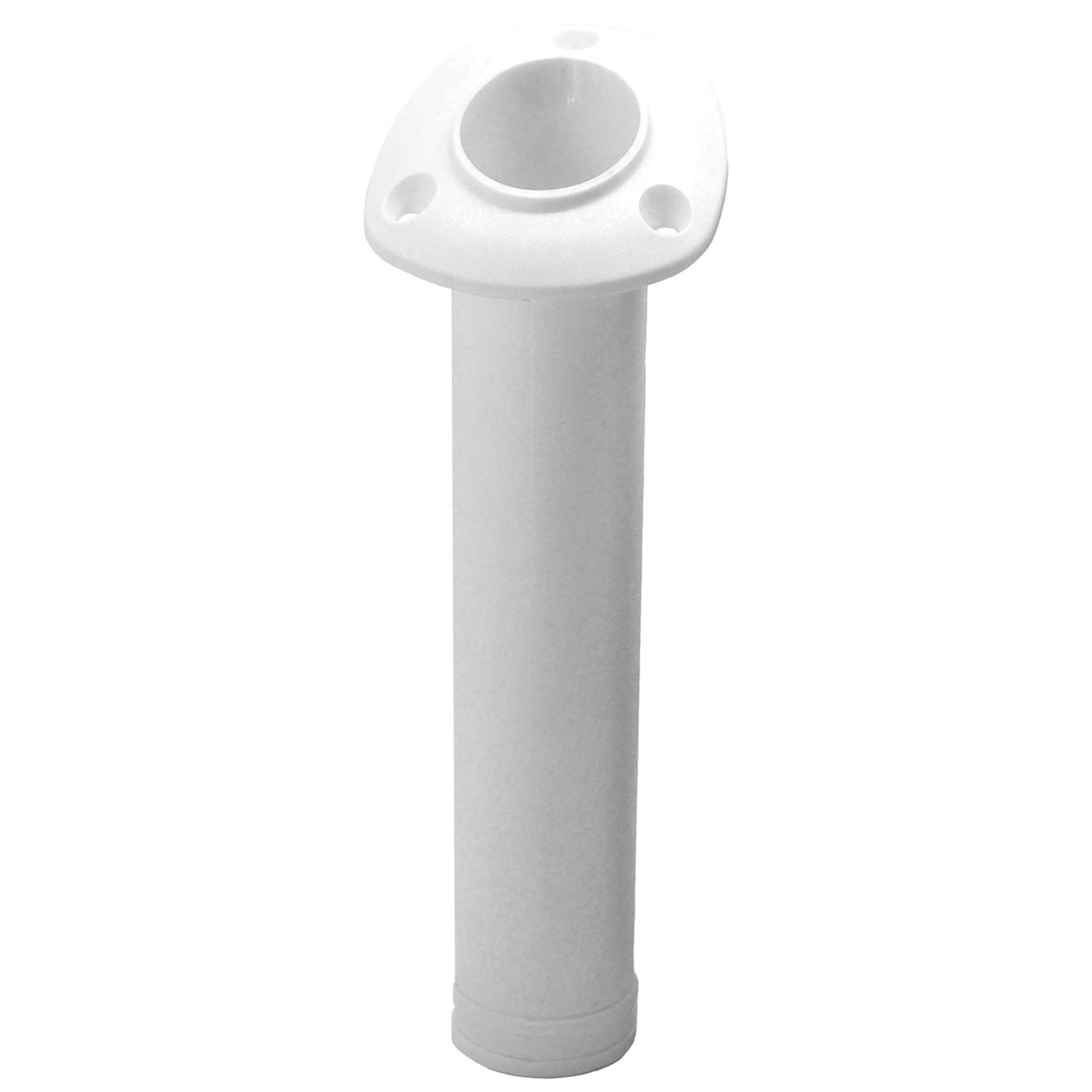 Shoreline Marine Flush Mount Fishing Rod Holder, White