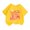 Yellow, variant on Girls T shirts Short Sleeve Crewneck Cartoon Letter Print Graphic Tees Casual Loose Stylish Cute T-Shirts for Girls Size 2-4Y