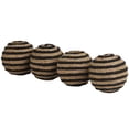 thumbnail image 6 of DecMode Brown 4" Handmade Decorative Ball Jute Orbs & Vase Filler (4 Count), 6 of 7
