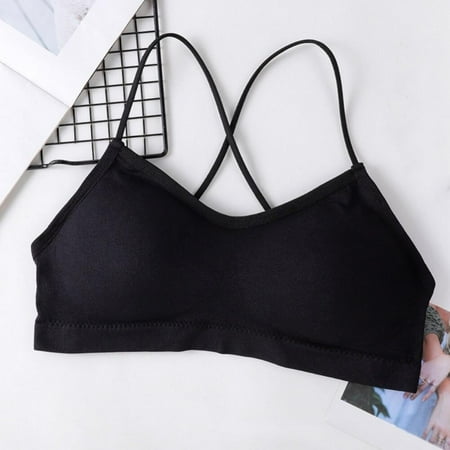 

Velocity Women s Seamless Cross-strap Beauty Back Strap Underwear Anti-light Shockproof Full Cup No Steel Ring Sports Bra