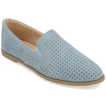 

Journee Collection Womens Lucie Wide Width Tru Comfort Foam Slip On Almond Toe Loafer Flats