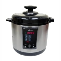 VacChef VCE-PC600 6L Electric Multi-Function Pressure Cooker, 1000W, 12 Preset Programs, Touch Screen Control
