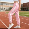 thumbnail image 2 of Girls' Sweatpants Straight Leg Casual Baggy Joggers Loose Athletic Lightweight Pants with Pocket 6-12 Months 12-24 Months 2t 3t 4t 5t 6t 7t 8t 9t Children(Pink,4-5 Years), 2 of 8