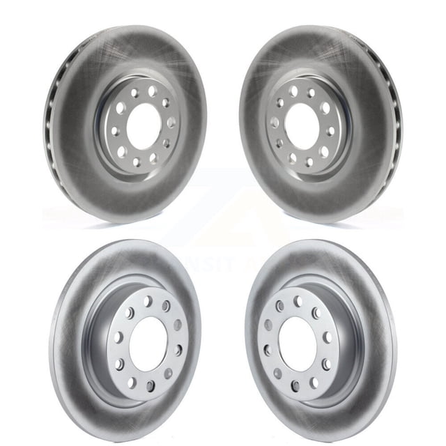 Genius Front Rear Coated Disc Brake Rotors Kit for Car 2013-2016 Dodge Dart KG-100858