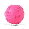 thumbnail image 3 of Squeaky Dog Ball Toy, Soft Rubber Interactive Chew Toy for Puppy Teething, Textured Bouncy Pet Play Ball for Small Medium Dogs, Colorful Fetch Toy for Indoor Outdoor Play, 3 of 8
